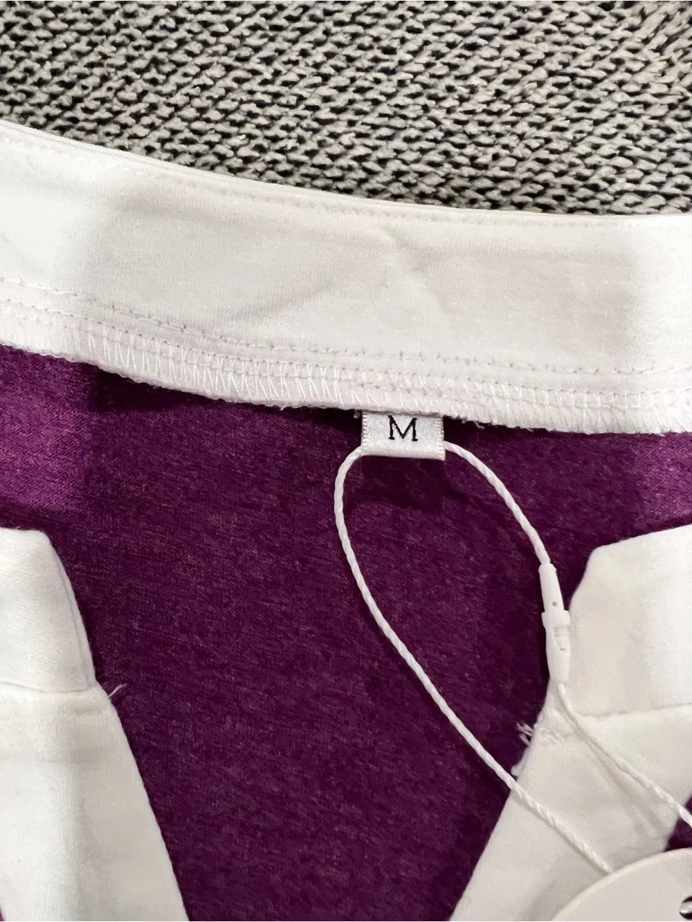 N/A purple shirt